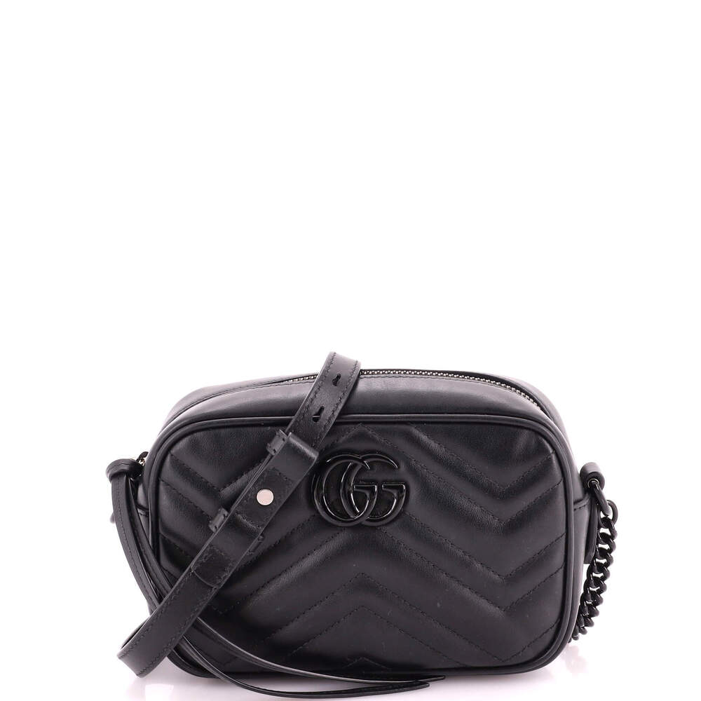 Gucci Mini GG Marmont Monochrome Shoulder Bag